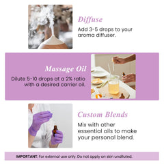 Lab-tested premium-grade lavender essential oil
