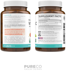 Lab-verified organic vitamin C formula