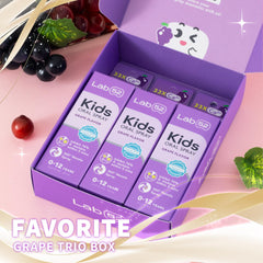 Gift box opened showing three 20 mL bottles