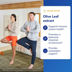 Label detail of Pure Encapsulations Olive Leaf Extract showing premium ingredients and quality controls