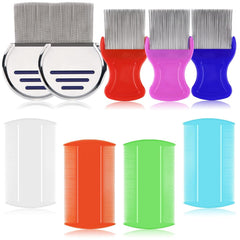 LABOTA 9-pcs lice combs set for nit removal and grooming