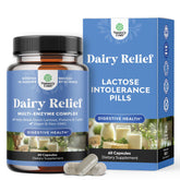 Lactose Intolerance Pills bottle with 60-day supply