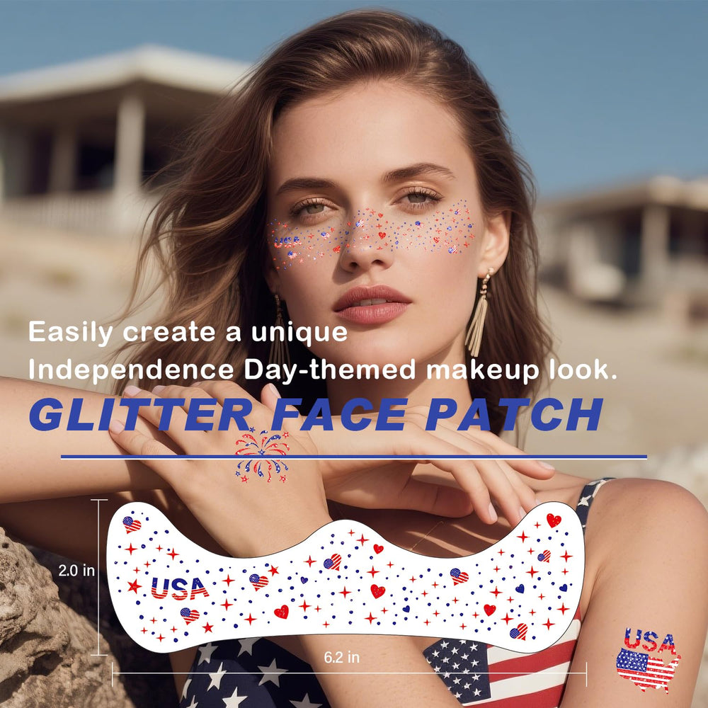 LADDYFOX american-flags-eagles-stars-tattoos-03 durable waterproof wear all day