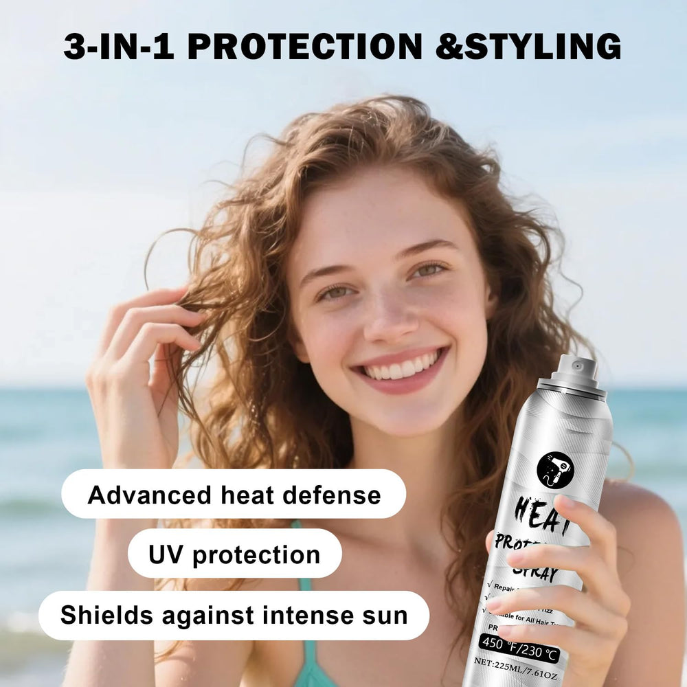 LADDYFOX color-safe sulfate-free spray protecting color-treated hair during styling.