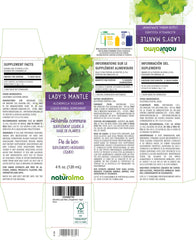 Close-up of Lady's Mantle 1:10 tincture drops bottle