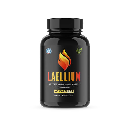 Laellium Pills bottle and packaging (hero image)