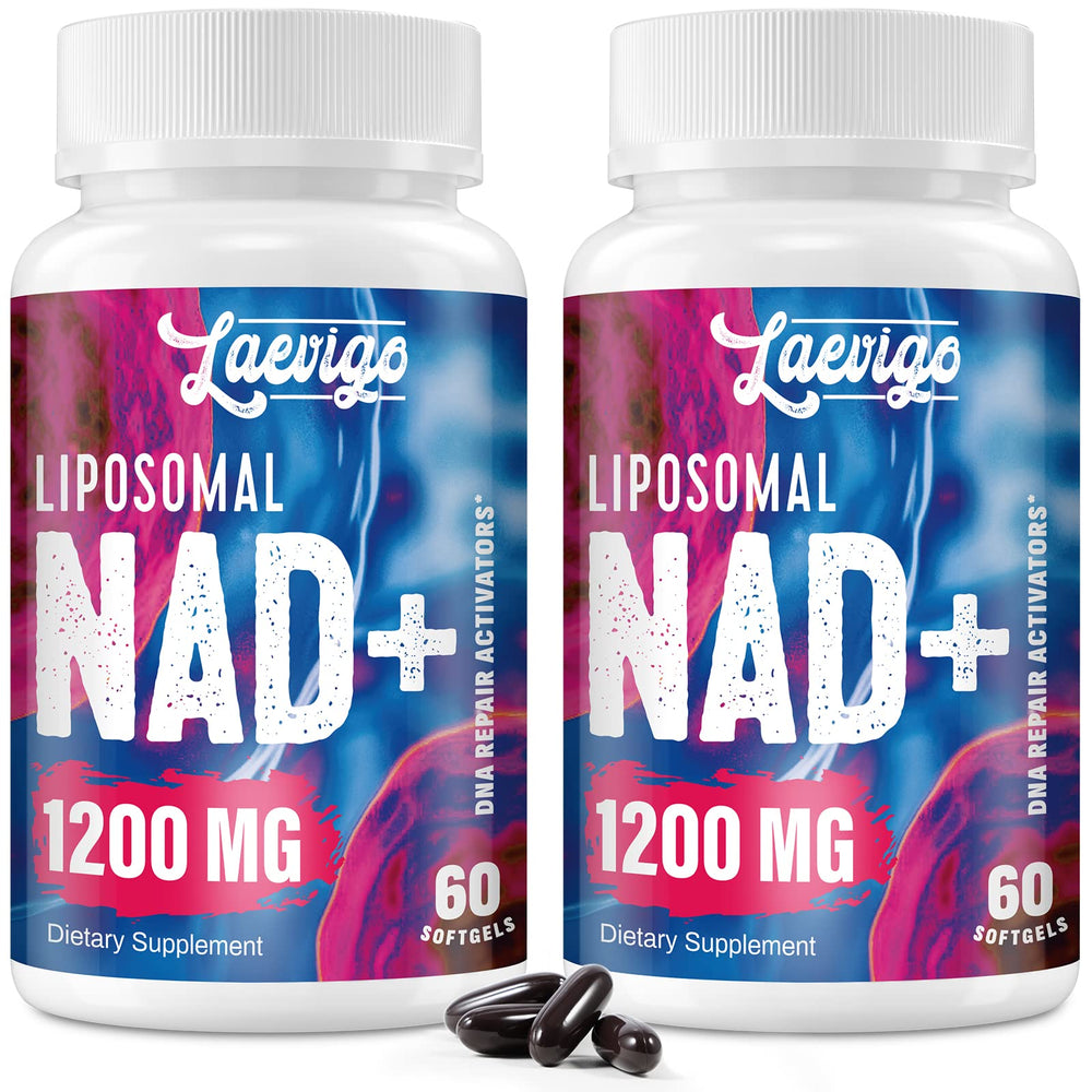 Laevigo Liposomal NAD+ 1200mg absorption graphic