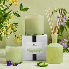 Mood imagery: greenhouse setting inspired by Wild Honeysuckle scent