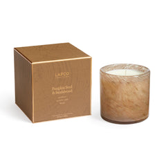 LAFCO New York Holiday Signature Fall Candle – Pumpkin Seed & Sandalwood, 15.5 oz, hand-poured