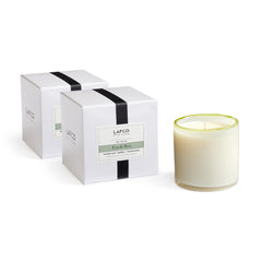 LAFCO New York Signature Feu de Bois 15.5oz pour creates warm, inviting ambiance