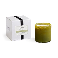 LAFCO New York Signature Candle in a hand-blown glass vessel, Sage & Walnut, 15.5 oz