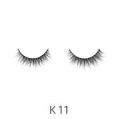 Laflare 3D mink lashes close-up on band for smooth easy application