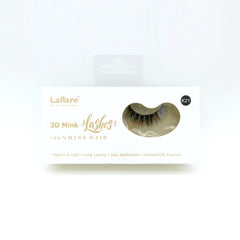Laflare 3D mink eyelashes pack showing natural, lightweight beauty