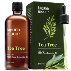 Lagunamoon Australian Tea Tree Essential Oil bottle with 150ml XXL label