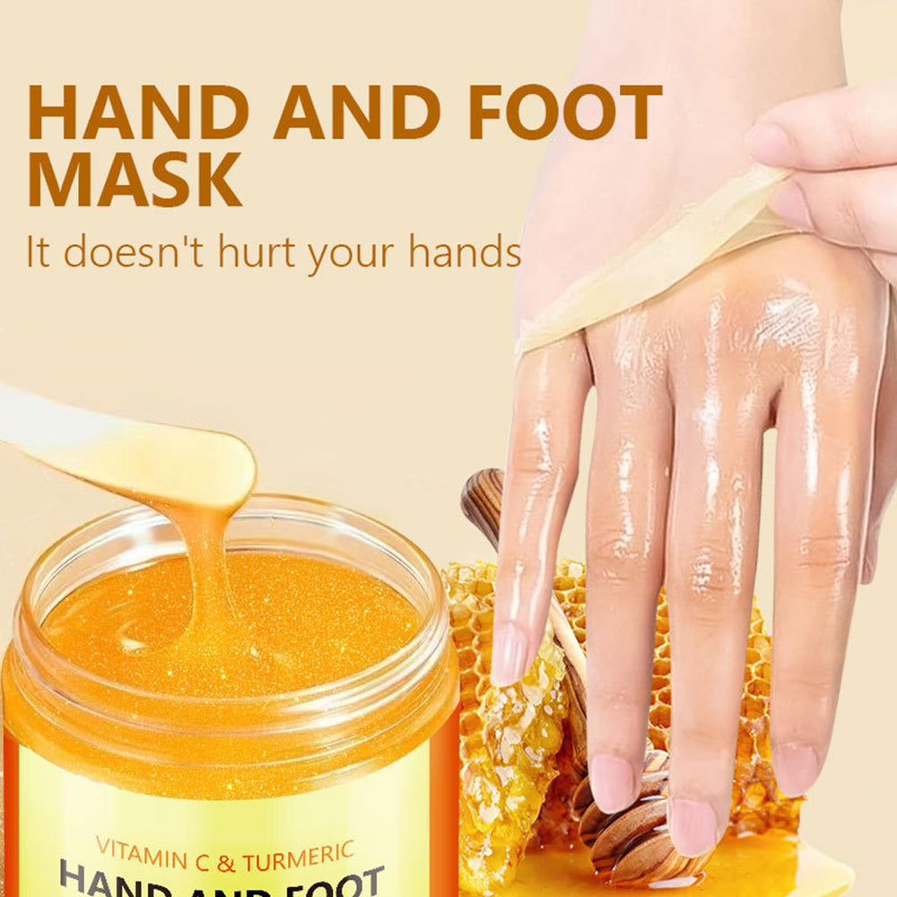 Laikme honey-milk extract mask texture close-up highlighting nourishing feel.