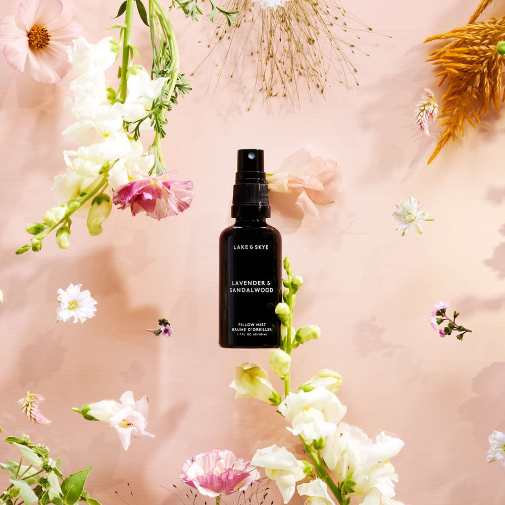 Evening relaxation with Lake & Skye pillow mist ambiance