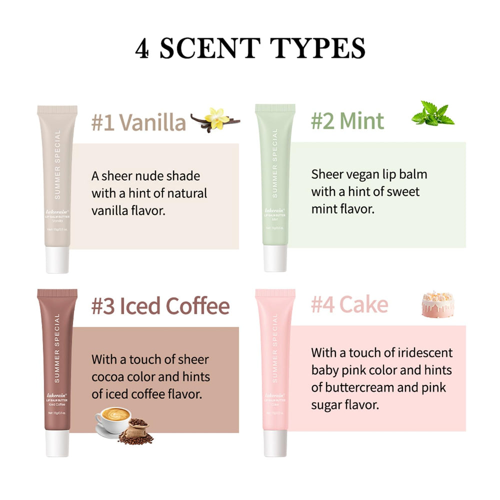 Lakerain natural glossy finish on lips adds subtle shine.