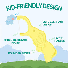 BPA-free and fluoride-free kids flossers for safe dental care