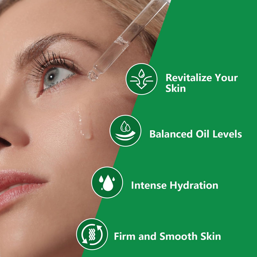 LAKIBOLE peptide firming close-up highlights smoother skin appearance