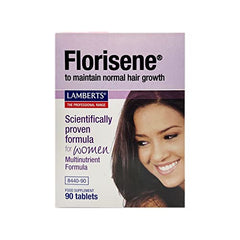 Close-up of Lamberts Florisene for Women 90 tablets label
