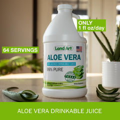 Aloe vera juice that is alo-in-free and chemical-free