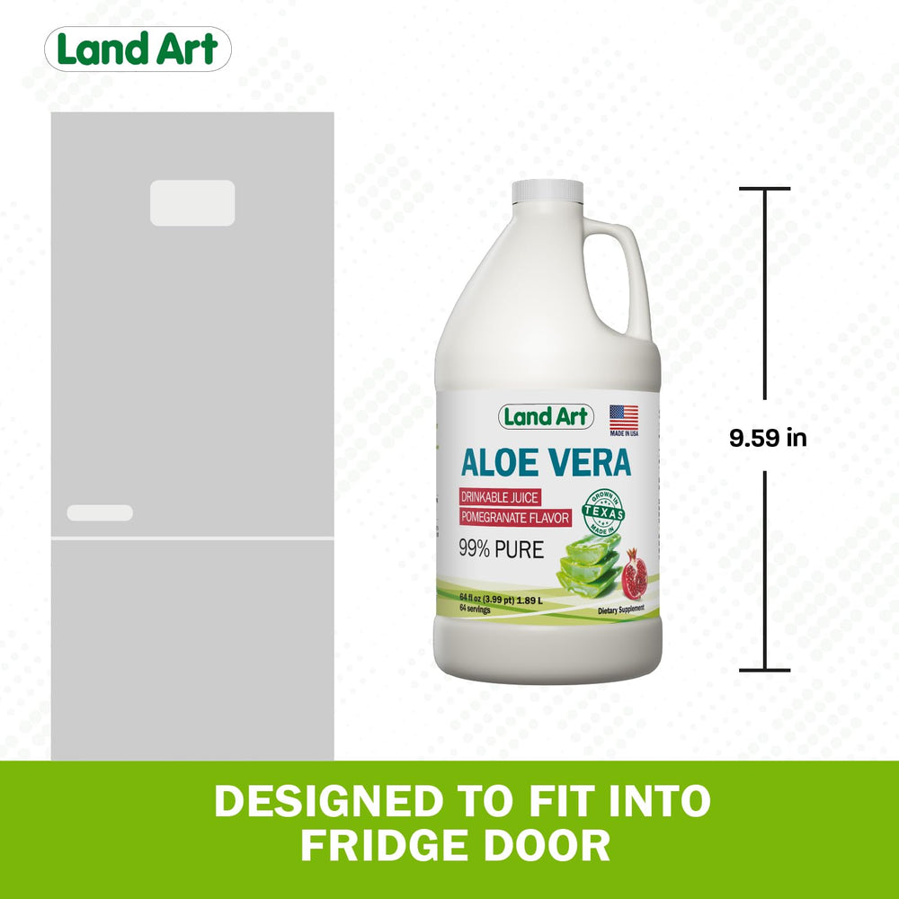 Organic fresh aloe vera leaves from Texas used for Land Art Pure Aloe Vera