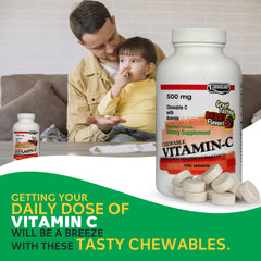 Berry-flavored vitamin C chewable tablet by Landau