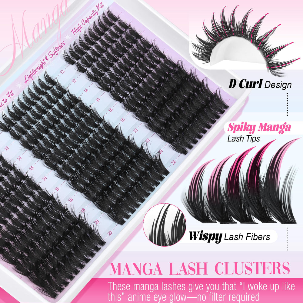 Lanflower beginner friendly lash kit for easy at home application