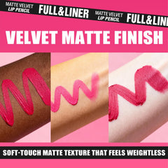 LANGMANNI velvet-matte finish texture close-up shows soft-focus effect