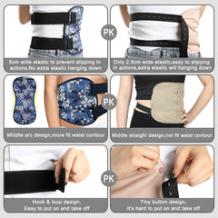 Close-up of soft two-layer cotton material and leakage-free outer layer