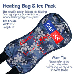 Large size Langsprit Castor Oil Pack Wrap with adjustable belt