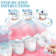 2-in-1 design: floss pick and traditional toothpick