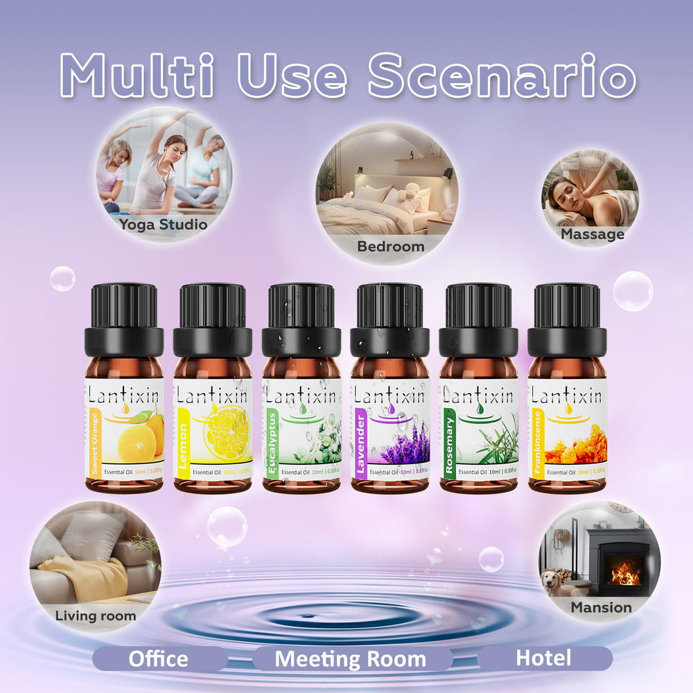 Diffuser-ready essential oils from Lantixin 6-pack