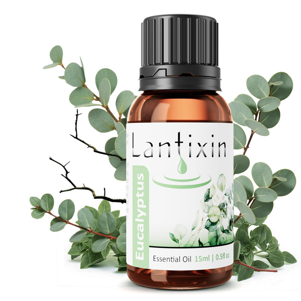 Lantixin Eucalyptus Essential Oil bottle, 0.5 oz