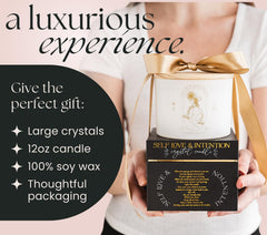 Elegant candle displayed on a luxurious surface for meditation and home decor