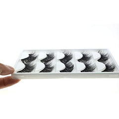 LASGOOS 3D mink lashes in a messy style for soft glam.