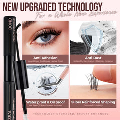 LASHVIEW Alcohol-free formula reduces irritation while preserving lash health