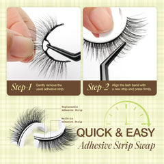 LASHVIEW all-day comfortable lashes staying put through activities