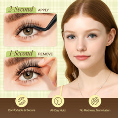 LASHVIEW replacement adhesive strips for extended wear