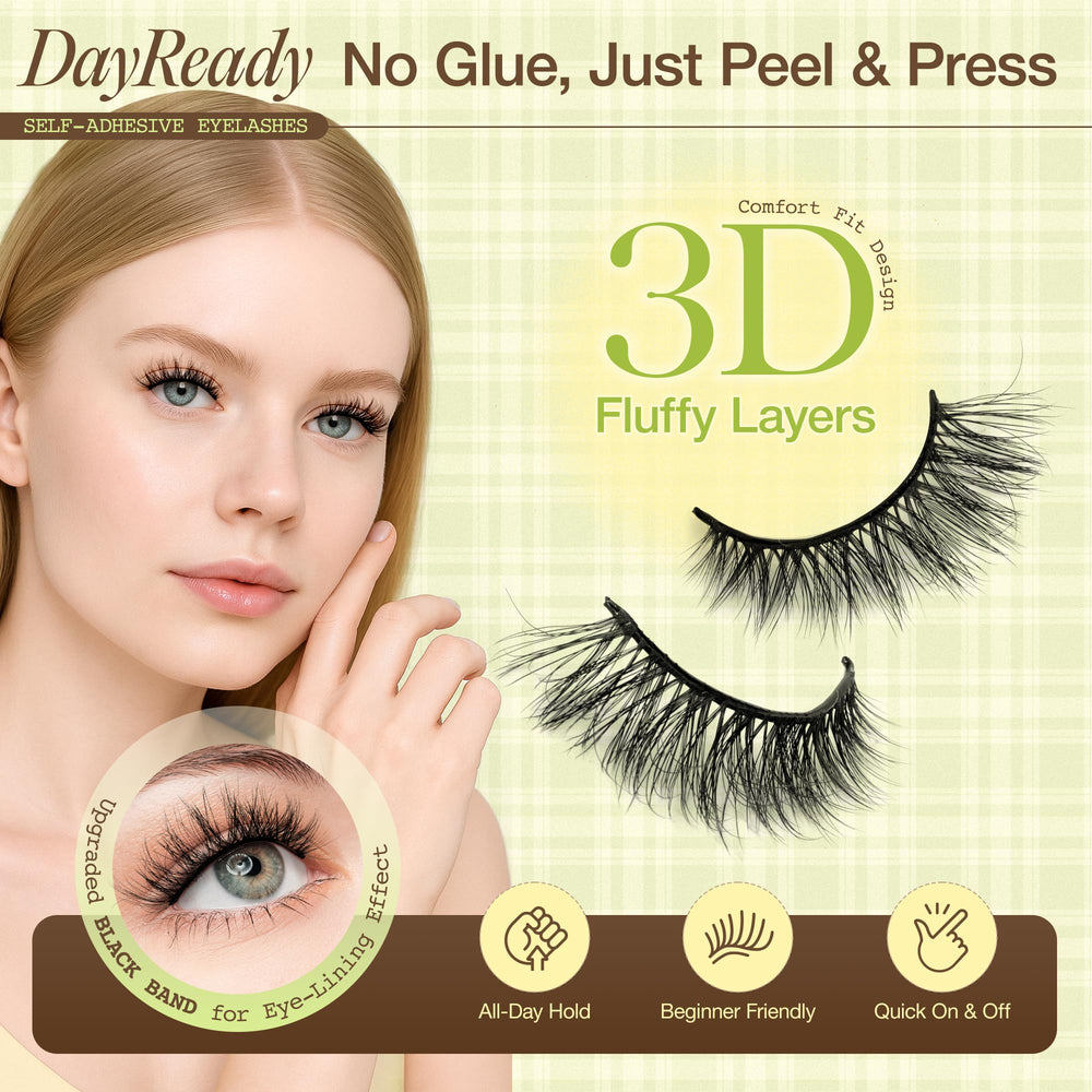 LASHVIEW long-wear lashes stay put even during activity