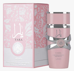 Cruelty-free and vegan labeling on Lattafa Yara packaging.