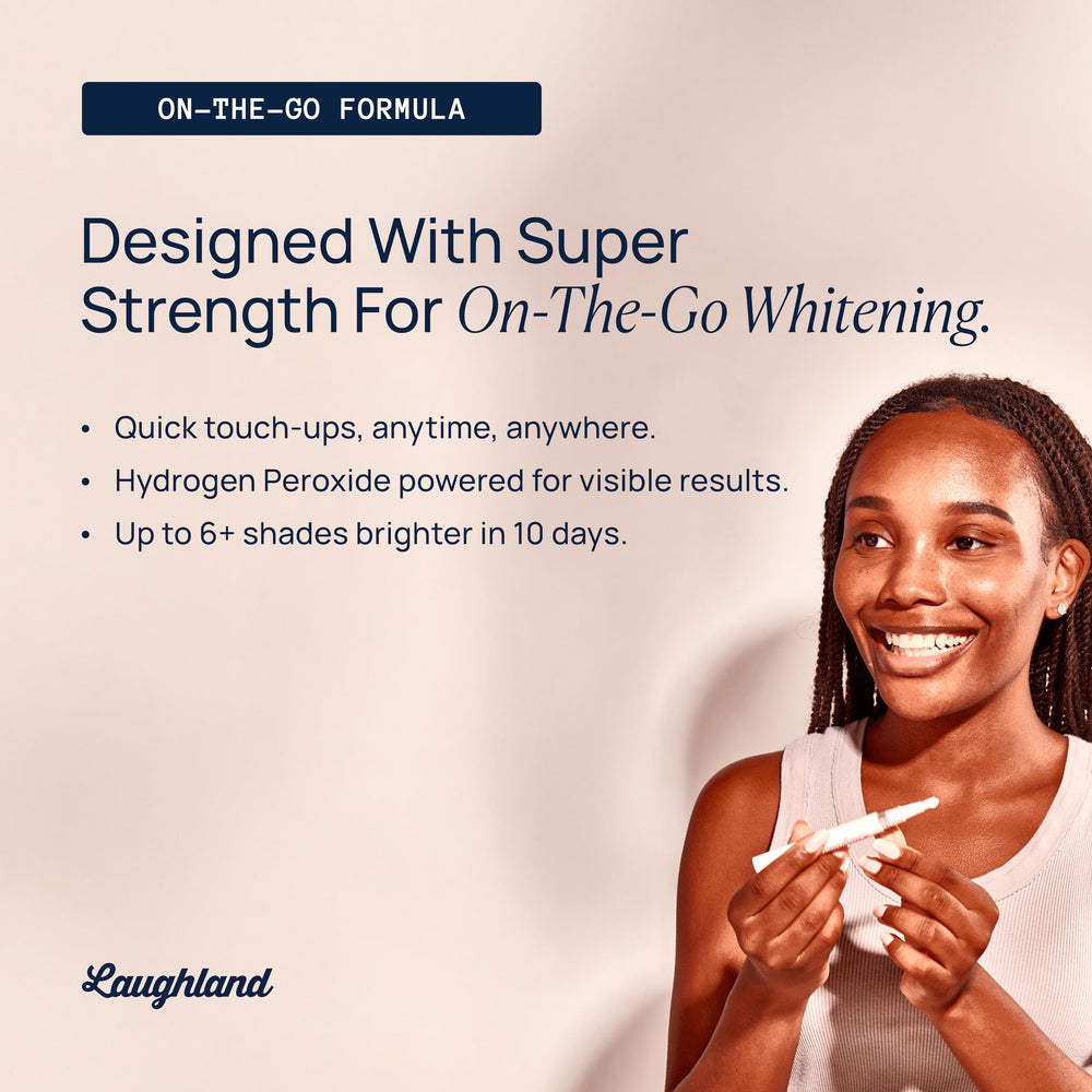 Compact Laughland whitening pen for travel