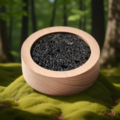 Lava rock diffuser positioned in a car interior