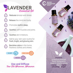 Lavender essential oil diffusing in a diffuser for aromatherapy