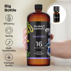 Diffuser emitting lavender aroma with essential oil