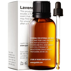 Lavender essential oil diffuser with bottle
