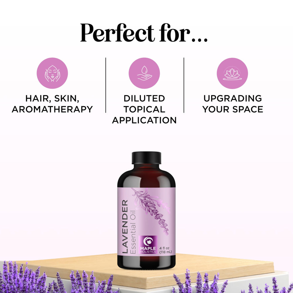 Lavender essential oil for hair, skin and nails