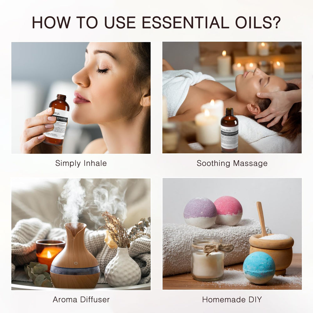 Lavender oil used for massage