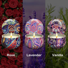 Close-up of lavender scented candle
