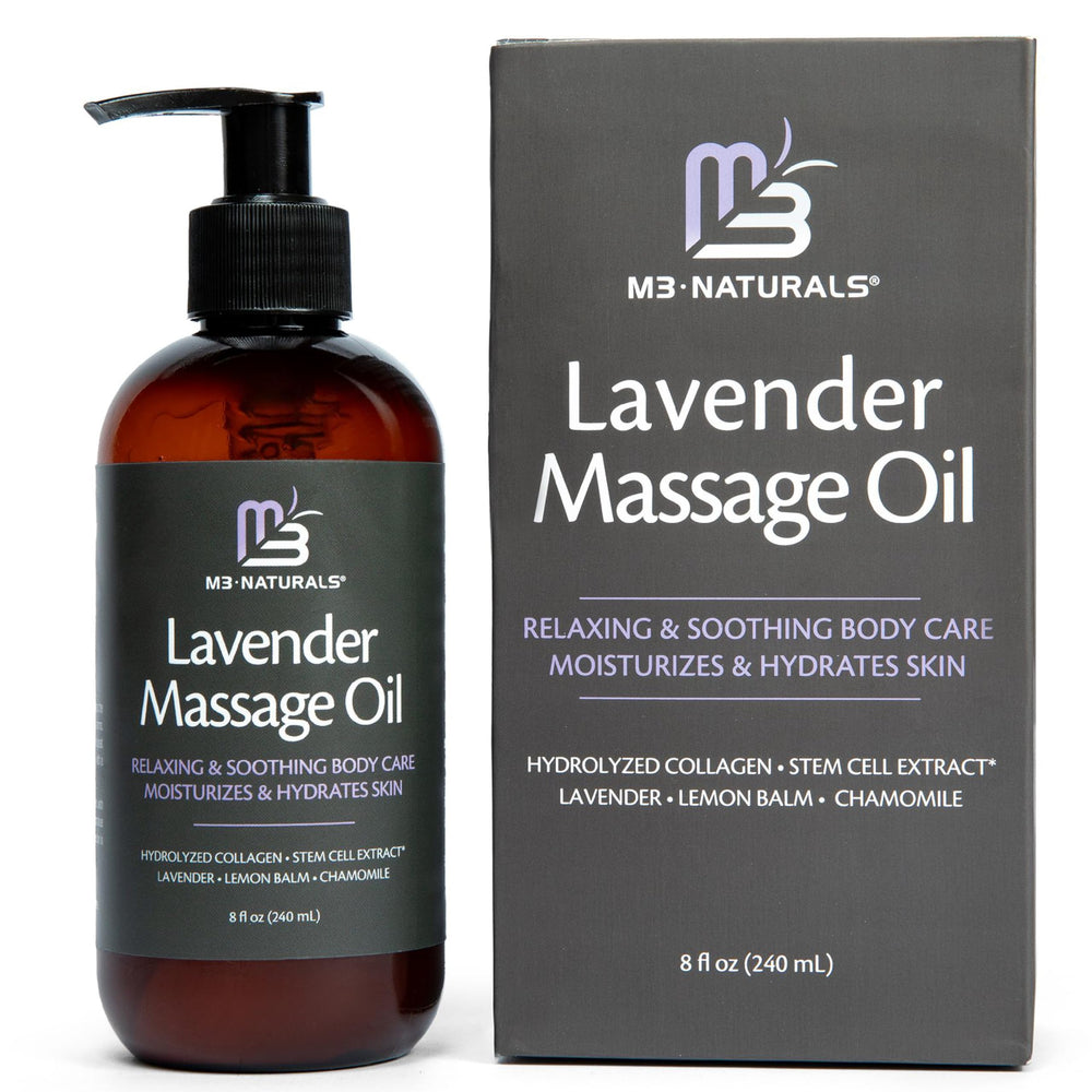 Massaging Lavender Oil on the buttocks for tightening